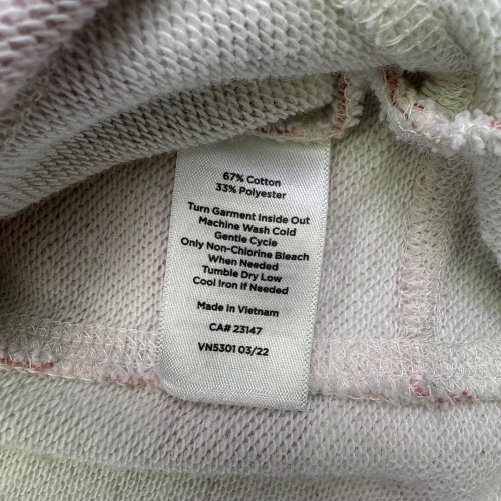 T By Talbots Sweater Women's Size XL Pink Camo Fleece Long Sleeve‎ Crew Neck - Picture 6 of 8